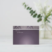 PixDezines Dolcè Damask/plum+iory Plaatskaartje (Staand voorkant)