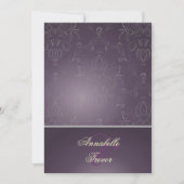 PixDezines Dolcè Damask/Plum+Silvery Grey Kaart (Voorkant)