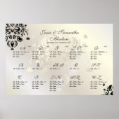 PixDezines Dolcè Damask/Seating Chart/Alpha Poster (Voorkant)