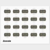 PixDezines dolcé damast diy kleur Ronde Sticker (Vel)