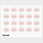 PixDezines dolcé damast diy kleur Ronde Sticker (Vel)