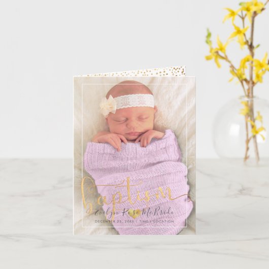 PixDezines Doop Goud Script Lettertype Kaart (Gele Bloem)