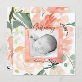 PixDezines doopzomer Waterverf Kaart (Voorkant / Achterkant)