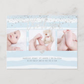 PixDezines Douche Dank u/Geverblind Poeder Blauw Briefkaart (Voorkant)