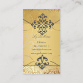 PixDezines  droogplaats demper/perkament Visitekaartje (Achterkant)