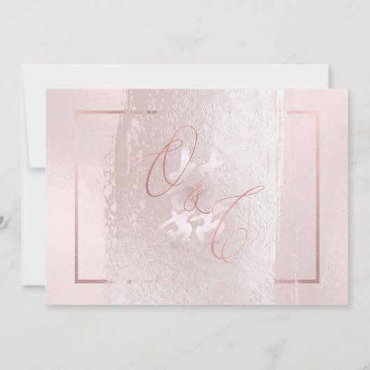 PixDezines Dubbelgeluk, Blush Pink Kaart (Achterkant)