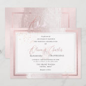 PixDezines Dubbelgeluk, Blush Pink Kaart (Voorkant / Achterkant)