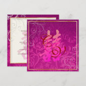 PixDezines Dubbelgeluk, Chinees huwelijk Kaart (Voorkant / Achterkant)