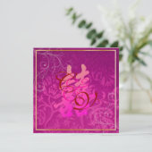 PixDezines Dubbelgeluk, Chinees huwelijk Kaart (Staand voorkant)