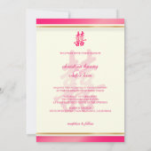 PixDezines Dubbelgeluk, Chinees huwelijk Kaart (Achterkant)