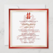 PixDezines Dubbelgeluk, Chinees huwelijk Kaart (Achterkant)