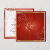 PixDezines Dubbelgeluk, Chinees huwelijk Kaart (Voorkant / Achterkant)