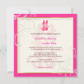 PixDezines Dubbelgeluk, Chinees huwelijk Kaart (Achterkant)