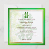 PixDezines Dubbelgeluk, Chinees huwelijk Kaart (Achterkant)