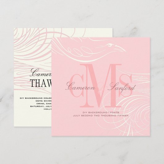 PixDezines duikt staart/doe achtergrond kleur+lett Kaart (Voorkant / Achterkant)