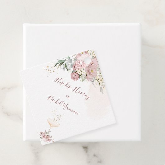 PixDezines Dusty Roos Bedankjes Labels (In situ)