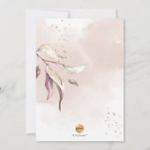 PixDezines Dusty Roos Eucalyptus Sprig Baptisme Kaart (Achterkant)