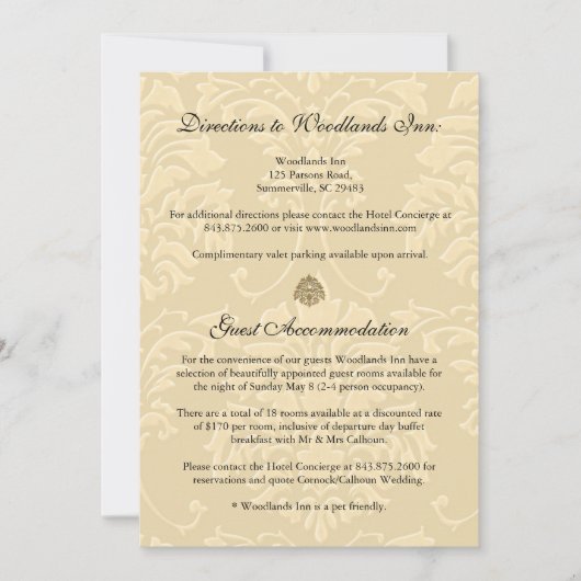 PixDezines EBONY SWIRLS/IVORY BAROQUE DAMASK Kaart (Voorkant)