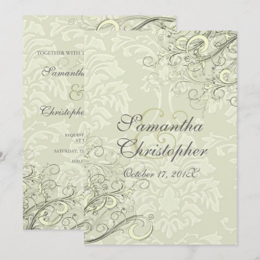 PixDezines ebonzirls/ivoorvocht Kaart (Voorkant / Achterkant)