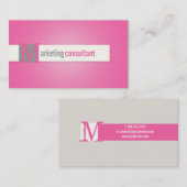 PixDezines effen/doe-het-zelf kleuren in een hando Visitekaartje (Voorkant / Achterkant)