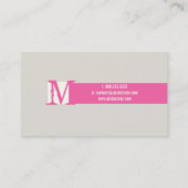 PixDezines effen/doe-het-zelf kleuren in een hando Visitekaartje (Achterkant)