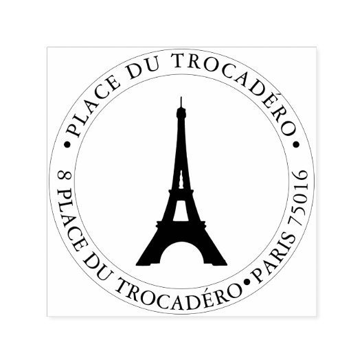 PixDezines Eiffeltoren Zelfinktende Stempel (Design)