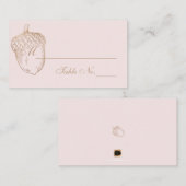 PixDezines Eikels/Faux Roos Goud/Plaats Kaarten Plaatskaartje (Voorkant / Achterkant)