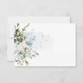 PixDezines Elegant Blue Gum Eucalyptus - GEGEVENS Kaart (Achterkant)