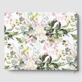 PixDezines Elegant Blush Gum Eucalyptus Monogram Gastenboek (Achterkant)
