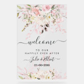 PixDezines Elegant Blush Pink Gum Eucalyptus Acryl Bord (Voorkant)