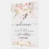 PixDezines Elegant Blush Pink Gum Eucalyptus Acryl Bord (Hoek)