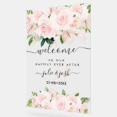 PixDezines Elegant Blush Roze Rozen Anthuriums Acryl Bord (Hoek)