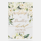 PixDezines Elegant Blush Roze Rozen Anthuriums Acryl Bord (Voorkant)