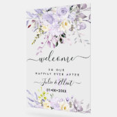 PixDezines Elegant Dusty Paars Gum Eucalyptus Acryl Bord (Hoek)