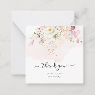 PixDezines Elegant H2 Ice Blush Hyde Cream Rozen Notitiekaartje