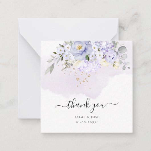 PixDezines Elegant H2 Paarse Hyde Cream Rozen Notitiekaartje (Voorkant)