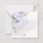 PixDezines Elegant H2 Paarse Hyde Cream Rozen Notitiekaartje (Achterkant)