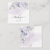 PixDezines Elegant H2 Paarse Hyde Cream Rozen Notitiekaartje (Voorkant / Achterkant)