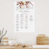 PixDezines Elegant Herfst Foliage Eucalyptus Poste Poster (Keuken)