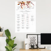 PixDezines Elegant Herfst Foliage Eucalyptus Poste Poster (Thuiskantoor)