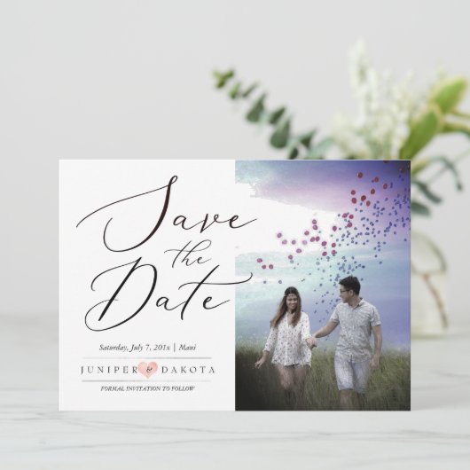 PixDezines Elegant Kalligrafiescript Kaart (Staand voorkant)