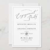 PixDezines Elegant Script, Trouwfeest Kaart (Voorkant)