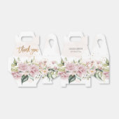 PixDezines Elegant Waterverf Dusty Pink Roses Bedankdoosjes (Uitgevouwen)