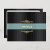 PixDezines/elegante instripes/DIY-kleur Briefkaart (Voorkant / Achterkant)