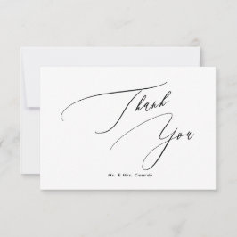 PixDezines Elegante Luxe Calligraphy Bedankt