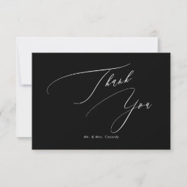 PixDezines Elegante Luxe Calligraphy Bedankt