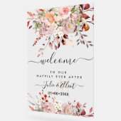 PixDezines Elegante Roest Oranje Gom Eucalyptus Acryl Bord (Hoek)