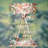 PixDezines Elegante Roest Oranje Gom Eucalyptus Acryl Bord (Neutraal)