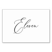 PixDezines Elegante Romantische Kalligrafie Elf 11 Kaart (Voorkant)