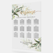 PixDezines Elegante Rustieke Eucalyptus Zitkaart Acryl Bord (Hoek)